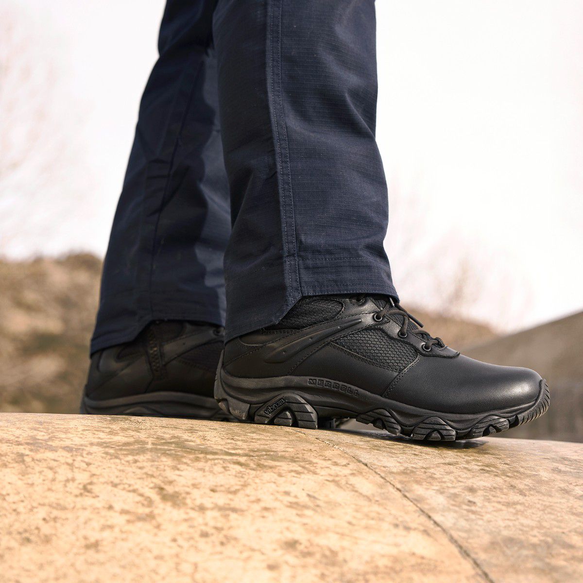 Men Moab 3 8" Tactical Zip Waterproof Wide Boots | Merrell Everyday