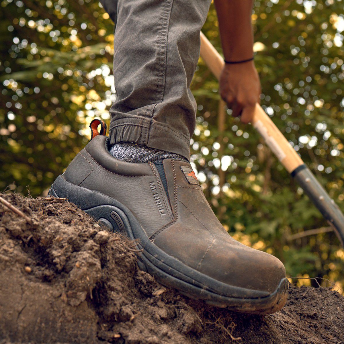 Shop Men's Jungle Moc Leather Comp Toe Shoes | Merrell Quality