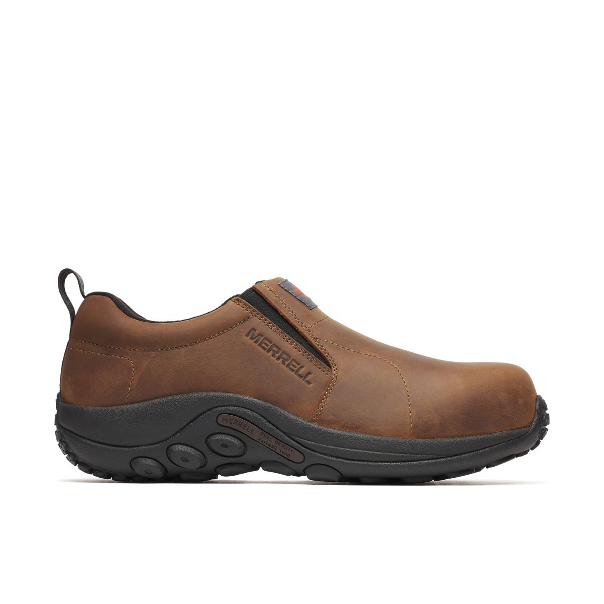 Men - Jungle Moc Leather Hi-Vis Carbon Fiber Low Wide Width - Slip Ons | Merrell Popular