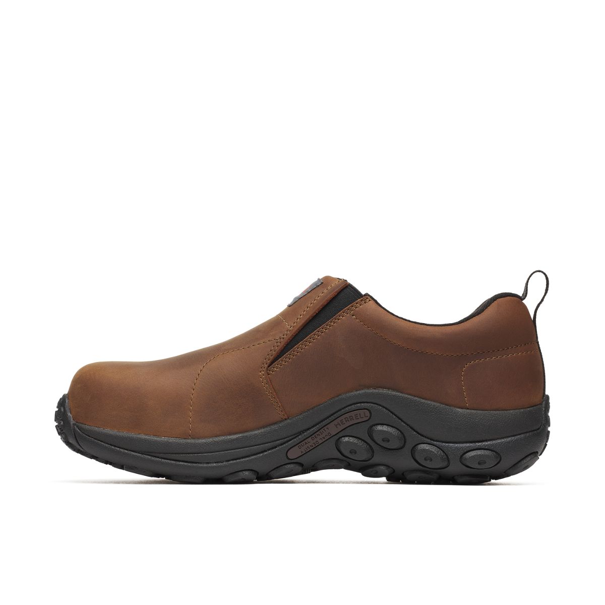 Men - Jungle Moc Leather Hi-Vis Carbon Fiber Low Wide Width - Slip Ons | Merrell Popular