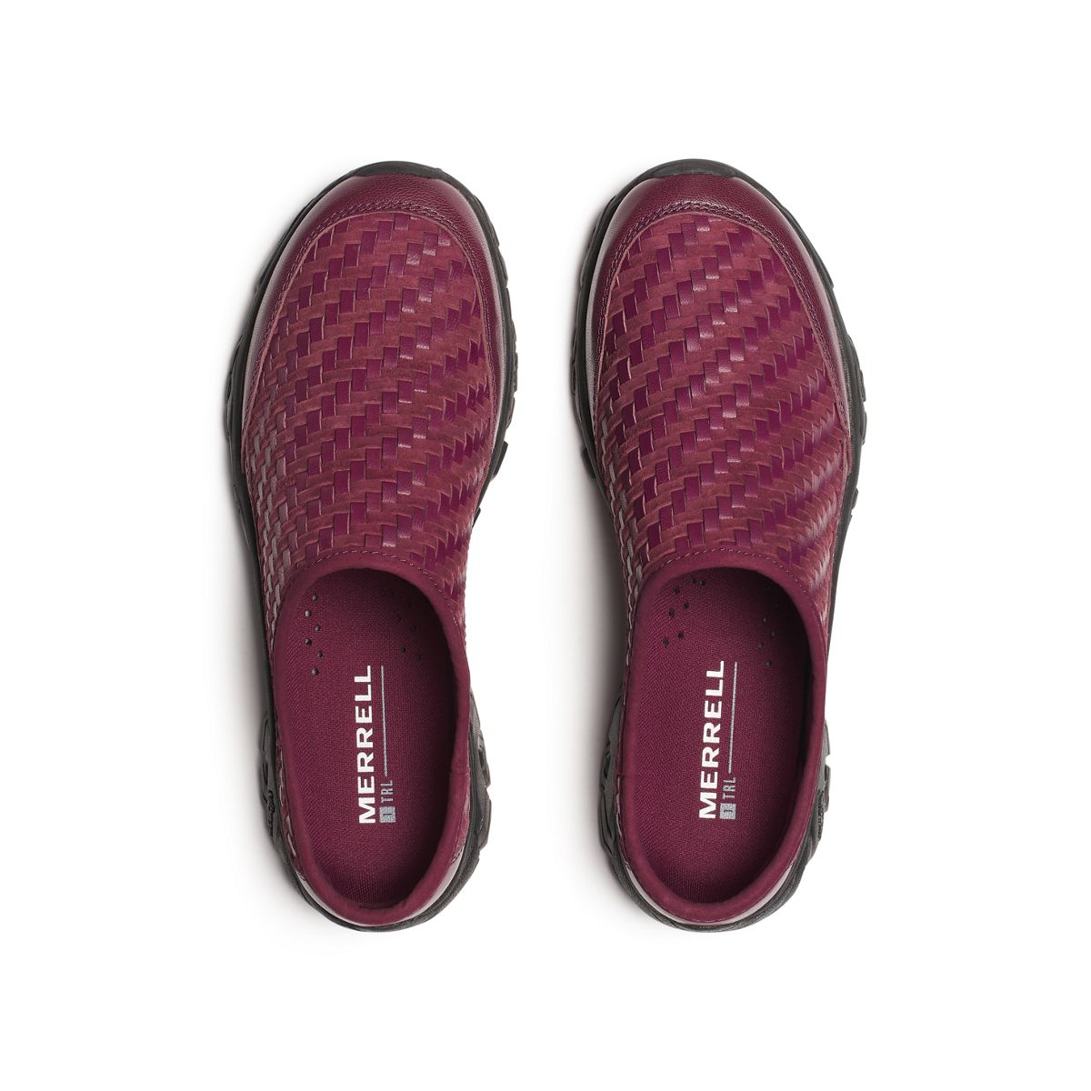 Unisex Moab 2 Slide Leather Woven 1TRL Casual Slip Ons | Merrell Exclusive