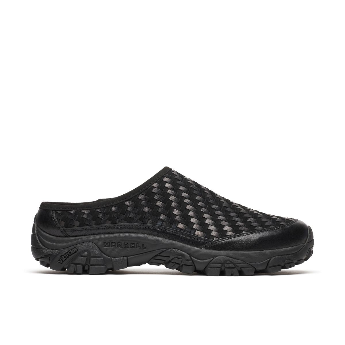 Unisex Moab 2 Slide Leather Woven 1TRL Casual Slip Ons | Merrell Classic