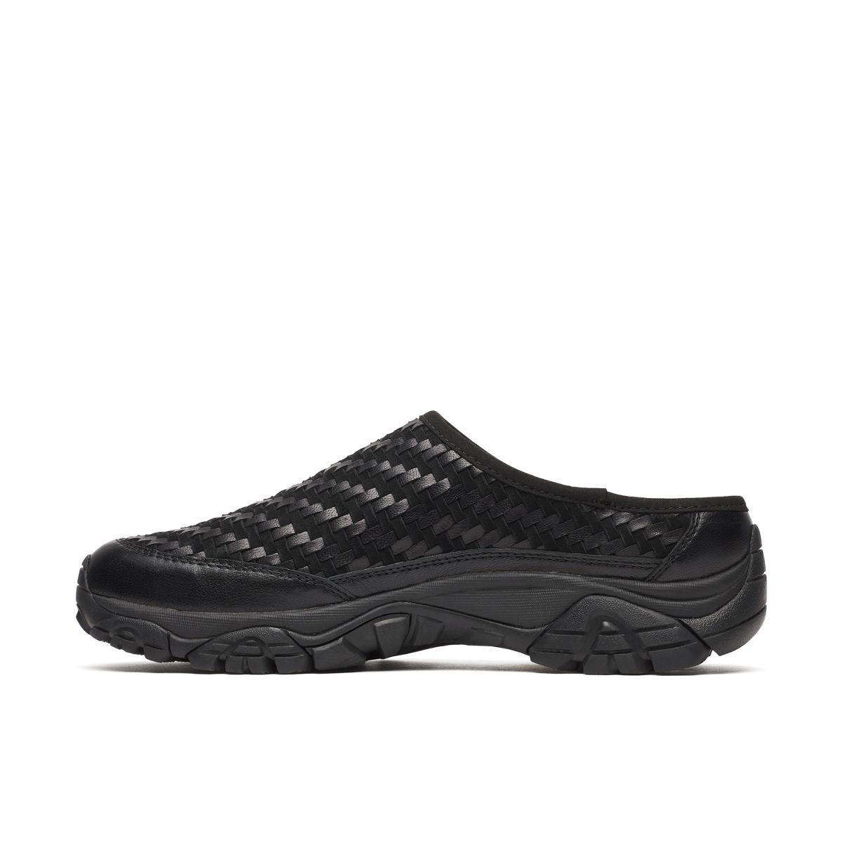 Unisex Moab 2 Slide Leather Woven 1TRL Casual Slip Ons | Merrell Classic