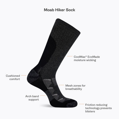 Moab Hiker Low Cut Sock - Socks | Merrell Great Value