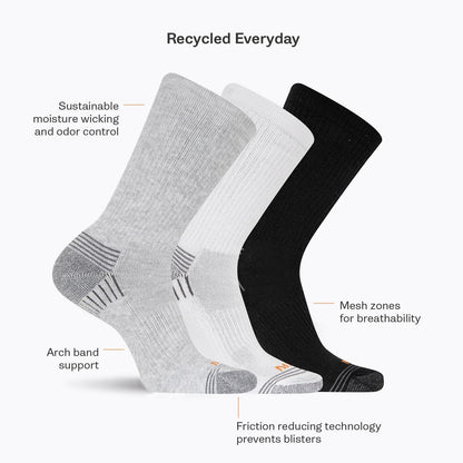 Recycled Low Cut Tab Sock 3 Pack - Socks | Merrell Premium